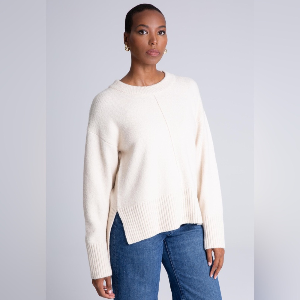 South Moon Under Georgie Long Sleeve Crew Neck Tunic Sweater